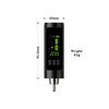 Fuente de alimentación profesional para tatuajes Mini RCA de 1200 mAh: batería de larga duración para un rendimiento óptimo