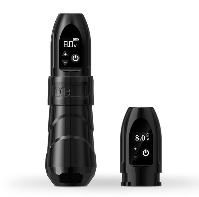 Pluma inalámbrica de la máquina del tatuaje del motor sin núcleo de la nueva buena calidad del OEM 2024 con la batería 2400mAh