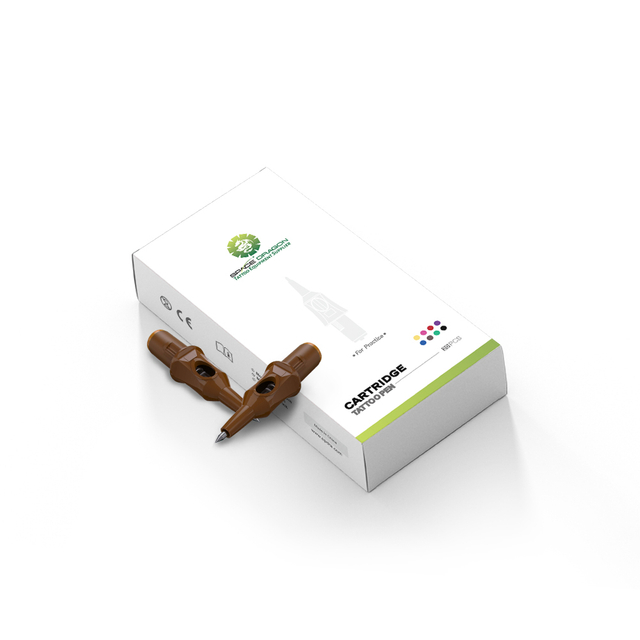 Cartucho práctico de tatuaje de membrana esterilizada con bolígrafo de venta caliente de fábrica OEM para dibujo y práctica de Dotwork en papel 