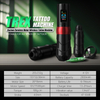 Nueva pluma de máquina de tatuaje inalámbrica de Motor Sin Núcleo personalizada de alta calidad al por mayor de fábrica con capacidad de batería de 2000mAh