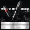 Pluma inalámbrica de la máquina del tatuaje del motor sin núcleo de la nueva buena calidad del OEM 2024 con la batería 2400mAh